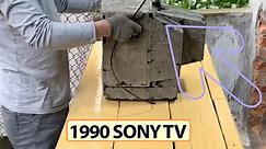 A Trip Down Memory Lane: The Restoration of an Old Sony TV