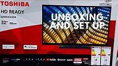 Toshiba 32 inch Smart tv | UNBOXING SETUP | London UK