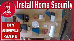 how to install and set up simplisafe home security system