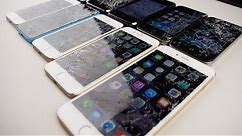 iPhone 6 Plus vs 6 vs 5S vs 5C vs 5 vs 4S vs 4 vs 3GS vs 3G vs 2G Drop Test!