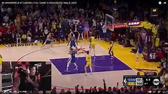 GSW VS LAKERS GAME 4