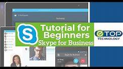 Skype For Business 📞 A Tutorial for Beginners using Office 365 💻