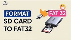 [2024] How To Easily Format SD Card To FAT32 File Format? 32/64/128GB Supported | Tutorial