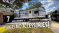 7 RV Upgrades and Accessories that Install Quick and Easy// Travel Trailer Layover DIY Projects