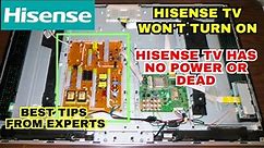 How to Fix Hisense TV won't turning On, Hisense TV has no power, No Led Light | Easy Repair Guide