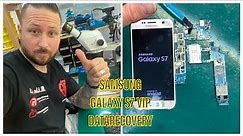 SAMSUNG GALAXY S7 - BOARD CRACKED - V.I.P DATARECOVERY - SWAPPING CPU, RAM AND UFS TO A DONOR BOARD