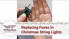 How to Replace Fuses in Christmas String Lights