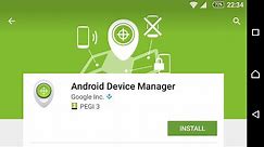 Find Your Phone Using Google Android Device Manager App