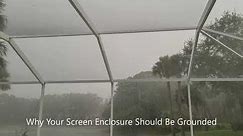 How to Ground Your Screen Enclosure