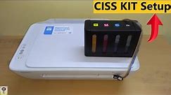 CISS Kit Installation in HP INKJET Printers | Process to setup CISS Tank in HP Inkjet Printers