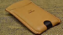 how to make a simple leather case for mobile phone