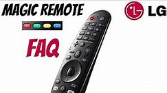 LG Magic Remote FAQ (2021)
