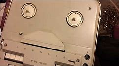 Restoring Grundig TK40 TK46 Valve Reel to Reel Tape Recorder, replacement idler found