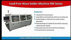 lead free wave solder machine