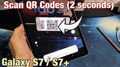Galaxy TAB S7/S7+: How to Scan QR Codes with Built-in QR Code Reader (2 Seconds)