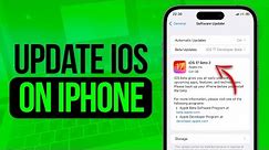 How to Update iOS on iPhone | iPhone Features (2023)