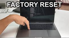 How to Restore Reset a Macbook Pro A1706 to Factory Settings ║OS X High Sierra