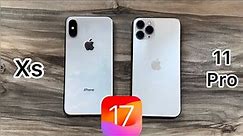 iPhone Xs vs iPhone 11 Pro / iOS 17