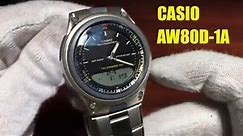 Unboxing Casio Digital Analog Sport Watch AW80D-1AV AW80D-1A