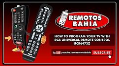 HOW TO PROGRAM YOUR TV WITH RCA UNIVERSAL REMOTE CONTROL RCR6473Z