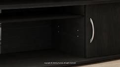 Furinno JAYA 47 in. Blackwood Particle Board TV Stand Fits TVs Up to 50 in. with Cable Management 15113BKW