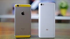 Xiaomi Mi 5 vs iPhone 6S