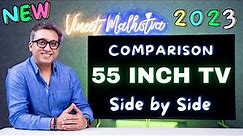 Best TV 55 Inch 2023 | Side by Side Comparison | Best TV 2023