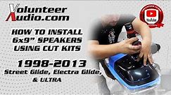 How to Install 6x9" Speakers using Cut Kits on a 98-13 Harley Street Glide, Electra Glide, or Ultra