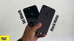 iPhone 7 Plus - Black Matte VS Jet Black