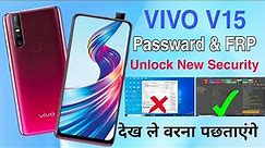 Vivo V15 Passward Unlock | Vivo V15 FRP Unlock | New Security Unlock | Vivo 1819 | Unlock Tool | UMT