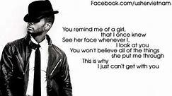 Usher - U Remind Me [Lyrics Video]