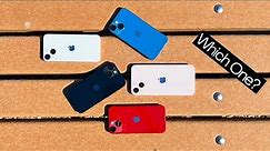 Apple iPhone 13 Mini/13 All Colors Comparison | Product Red, Pink, Blue, Starlight and Midnight |