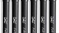 Mr. Pen- Pens, Felt Tip Pens, Black Pens, Pack of 6, Fast Dry, No Smear, Fine Point Pens Black, Black Felt Tip Pens, Bible Journaling Pens, Felt Pens, Planner Markers, Pens for Journaling