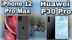 iPhone 12 Pro Max VS Huawei P30 Pro Camera Test