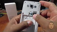 How to install an Sim Card & MicroSD card in Samsung Galaxy J3 Pro