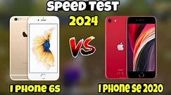 iPhone 6s vs iPhone SE 2020 SPEED TEST 2024 | IOS 15.8 vs 17.4 | PUBG TEST & Review !!