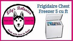 Frigidaire Chest Freezer, 5 cu ft.