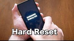 Samsung Galaxy A21 How to Hard Reset Removing PIN, Password, Fingerprint pattern
