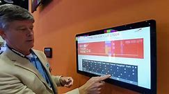 InfoComm2019 Philips with NoviSign Touch Screen Digital Menu Board