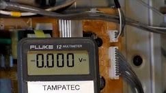 How to use Multimeter testing TV power board