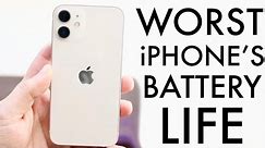 iPhones With The Worst Battery Life! (2023)