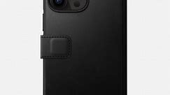 Modern Leather Folio - iPhone 14 Pro Max | Black | Nomad Leather | NOMAD®