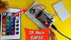 ESP32 IR Receiver: Control Your Devices with Any Remote