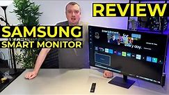 SAMSUNG 32" M50B Smart Monitor REVIEW! Ideal for Streaming & Gaming!