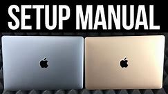 New 13-inch MacBook Air 8th generation with Touch ID SetUp Manual