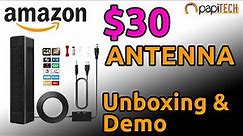 Does this $30 TV Antenna from Amazon Actually Work? - Unboxing & Demo