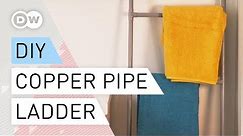 Copper Ladder | DIY Tuturial copper pipe ladder | Towel rack quick and easy