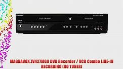 Magnavox ZV427MG9 DVD Recorder/VCR Combo HDMI 1080p Up-Conversion No Tuner