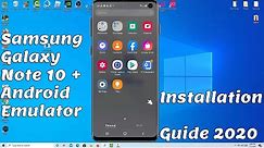 How to Install Samsung Galaxy S10 Android Emulator 2022 Guide