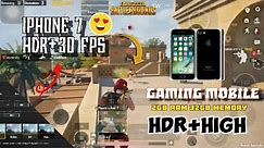 iPhone 7 2024 Pubg test | HDR+high 30fps| best iPhone for gaming in 2024 | budget gaming iPhone